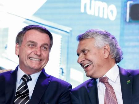 Jair Bolsonaro e Ronaldo Caiado, outrora aliados na Presidência da República e no Governo de Goiás