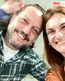 Edward Boggiss e a esposa, Érika