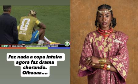 Erika Januza debocha de Neymar • Globo/ Estevam Avellar