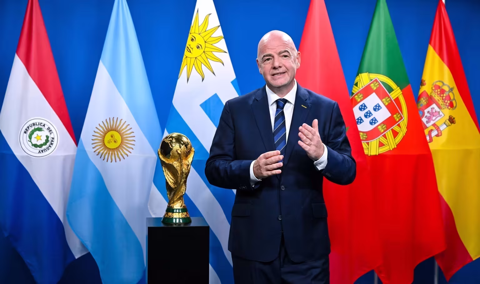 Uruguai, Argentina e Paraguai receberão jogos da Copa do Mundo de 2030