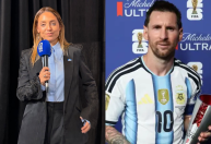 Quem é a jornalista que ganhou um beijo de Messi após vitória da Argentina