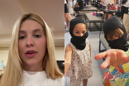 Virginia Fonseca mostra balaclava comprada para filhas