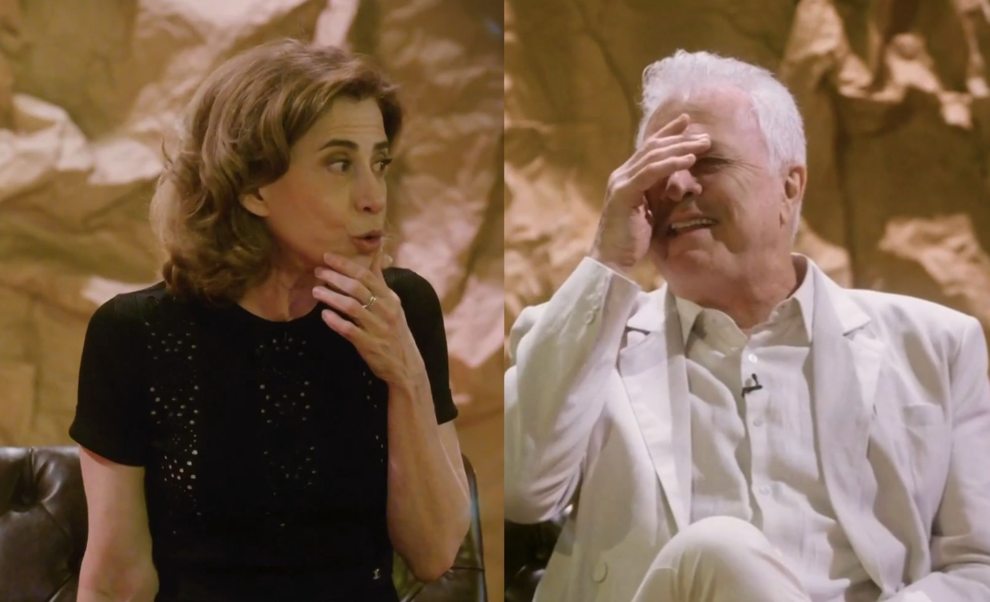Fernanda Torres diz que Pedro Bial 'salvou sua vida' e revela motivo inusitado