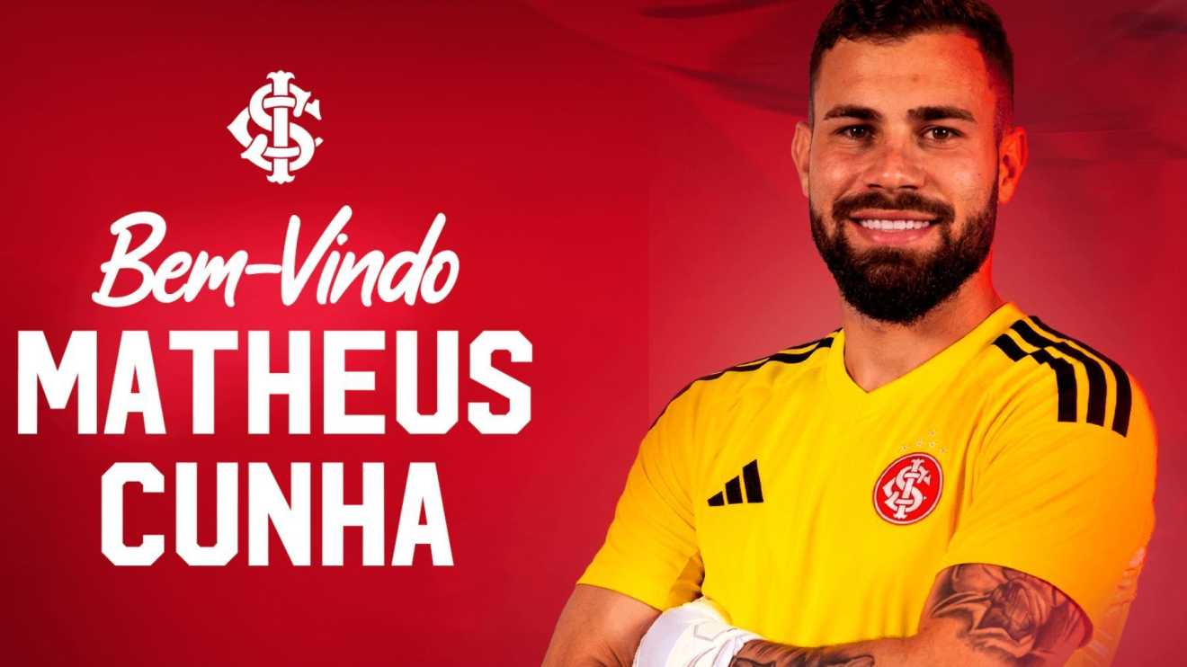 Inter anuncia contratação do goleiro Matheus Cunha, emprestado pelo Cruzeiro