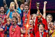 Espanha é a campeã mundial masculina e feminina