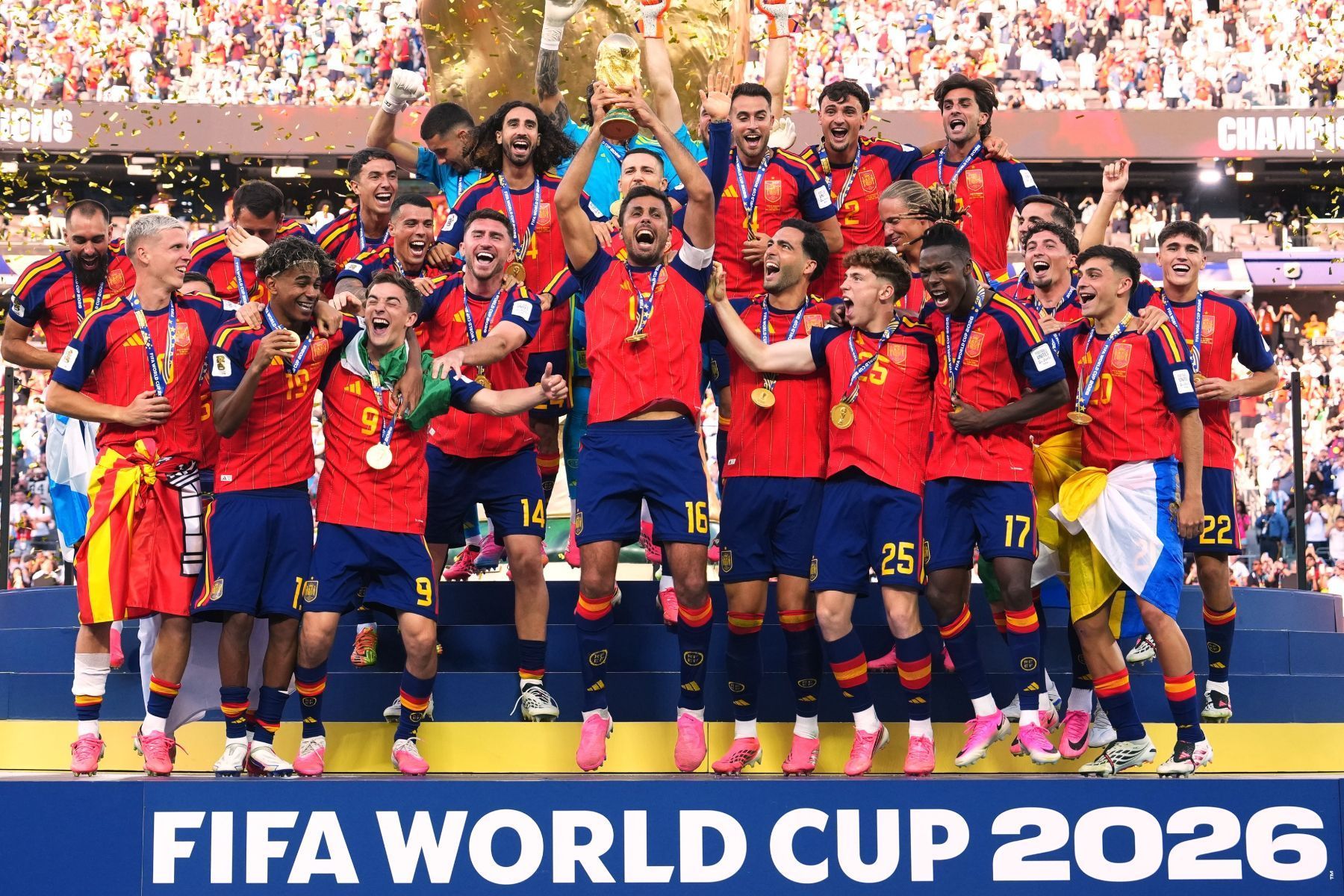 Espanha define datas e adversários de jogos após título da Copa do Mundo