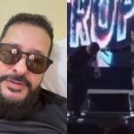 Cantor se pronuncia após cair do palco durante show e ir parar em hospital