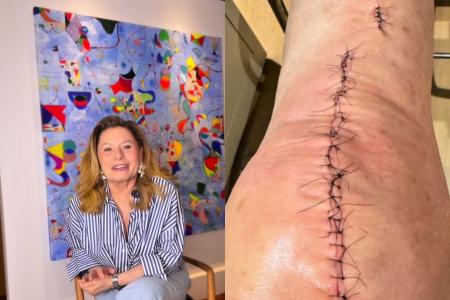 Vera Fischer celebrou a volta ao trabalho