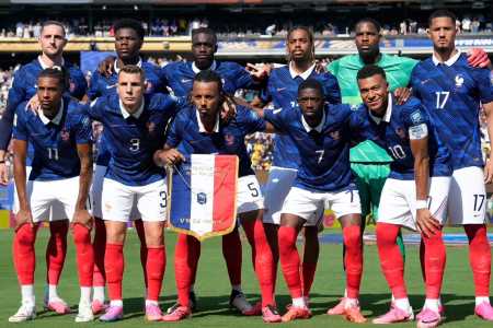 Jogadores da França na Copa do Mundo de 2024