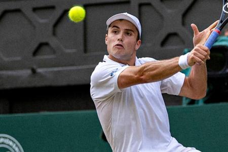 Arthur Fery, tenista britânico que disputará as quartas de final de Wimbledon • Divulgação/Wimbledon