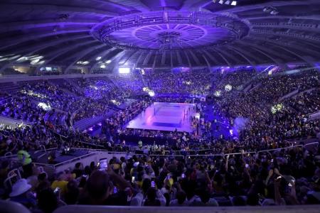 Maracanãzinho em dia de jogo da Seleção Brasileira de Vôlei