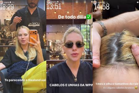 Virginia passou o dia no salão de beleza • Reprodução/Instagram
