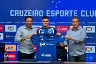 Gabriel Pec se impressiona com estrutura do Cruzeiro: 'Carinho e cuidado'