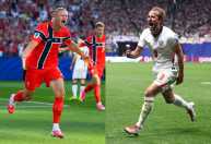 Haaland x Kane: artilheiros lideram Noruega e Inglaterra com estilos distintos