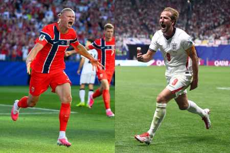 Erling Haaland x Harry Kane: artilheiros de Noruega e Inglaterra têm estilos opostos