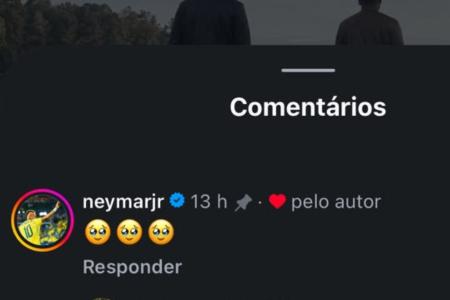 Reação de Neymar em vídeo criado por inteligência artificial • Reprodução/Instagram/nerdsoul.ai