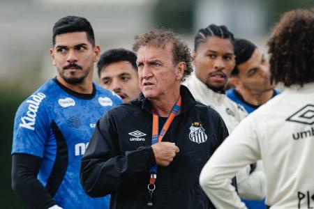 Treino do Santos no CT Rei Pelé