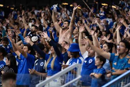 Torcida do Cruzeiro no último jogo no Mineirão