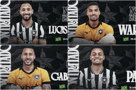 Botafogo anuncia reforços no primeiro dia de janela de transferências