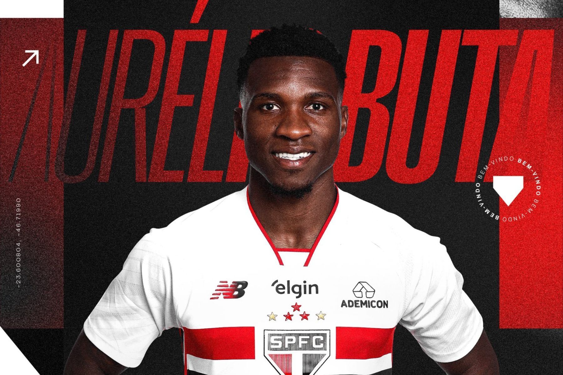 São Paulo anuncia contratação do lateral-direito angolano Aurélio Buta