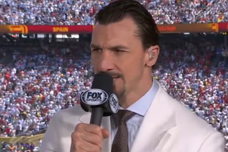 Ibrahimovic em comentário na Fox Sports americana