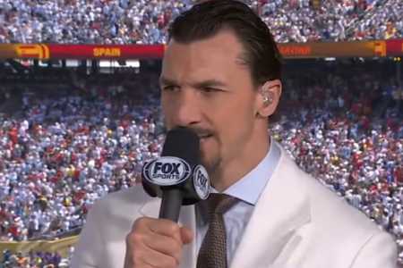 Ibrahimovic em comentário na Fox Sports americana