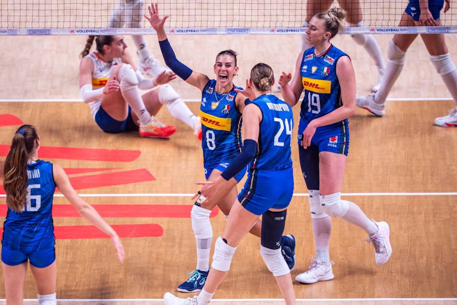 Vôlei: Itália vence Holanda com facilidade e 'espera' por Brasil na VNL