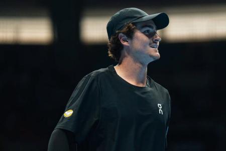 João Fonseca em ação no US Open