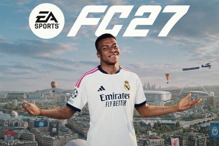 Capa do EA FC 27, anunciada pela franquia nesta quarta-feira (22)