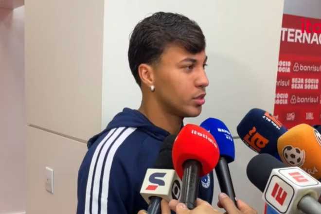 Kaio Jorge atualiza torcedores sobre sua forma física após gol contra o Internacional