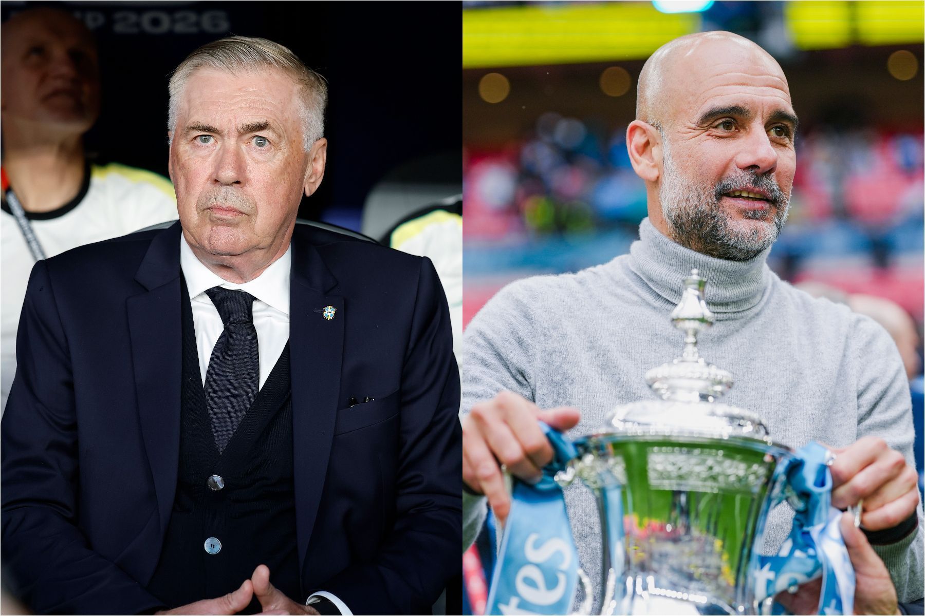 Ancelotti e Guardiola recusam convite para treinar a Seleção Italiana, diz jornalista