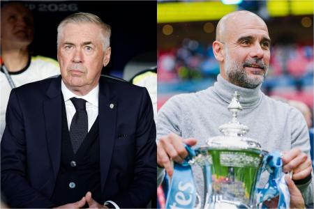 Carlo Ancelotti e Pep Guardiola