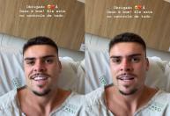 No hospital, Pec manda recado à torcida do Cruzeiro após fratura: 'Muitas mensagens'