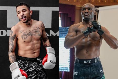 Carlos Prates e Kamaru Usman, lutadores do meio-médio (até 77kg) do UFC