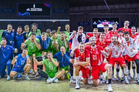 Eslovênia e Polônia duelam vaga na final da VNL masculina