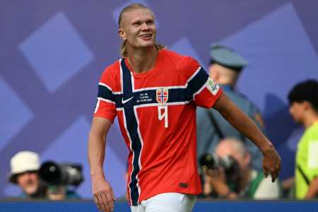 Haaland brilhou e garantiu classificação da Noruega
