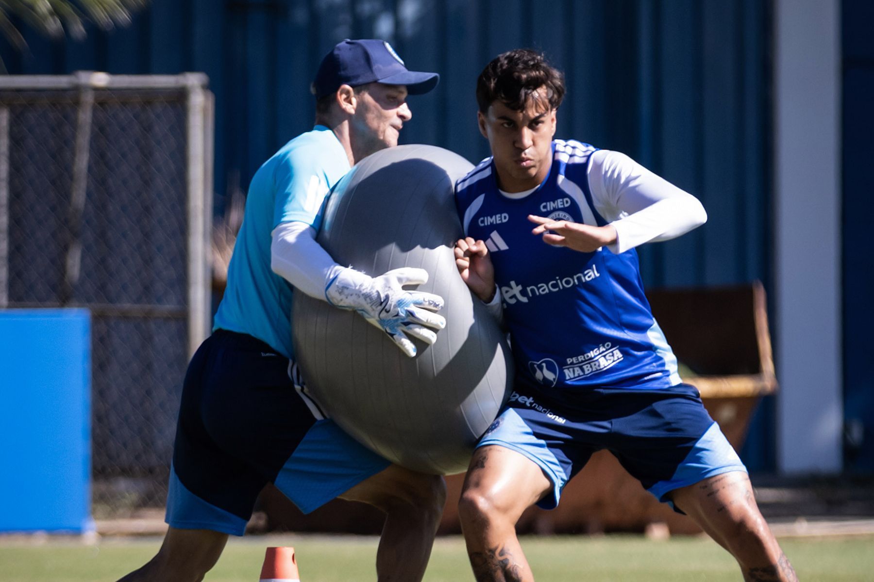 Cruzeiro: Kaio Jorge abdica de folga e mantém ritmo 'pesado' na Toca da Raposa
