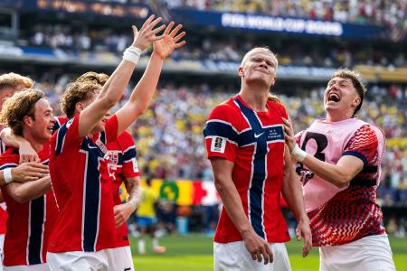 Haaland brilhou e garantiu classificação da Noruega