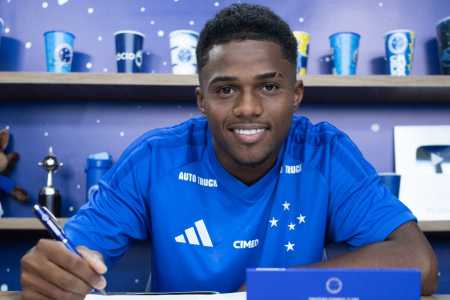 Cruzeiro anuncia contratação de atacante para equipe sub-20