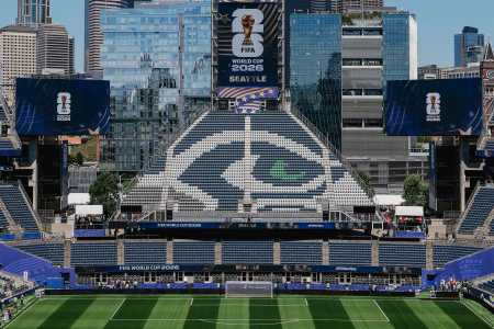 Lumen Field, em Seattle, pronto para duelo entre EUA e Bélgica