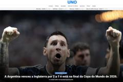 Veja repercussão da vitória da Argentina sobre a Inglaterra