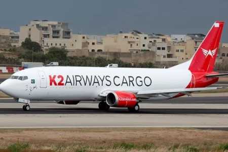 Boeing 737 AP-BOI, da K2 Airways Cargo • Reprodução