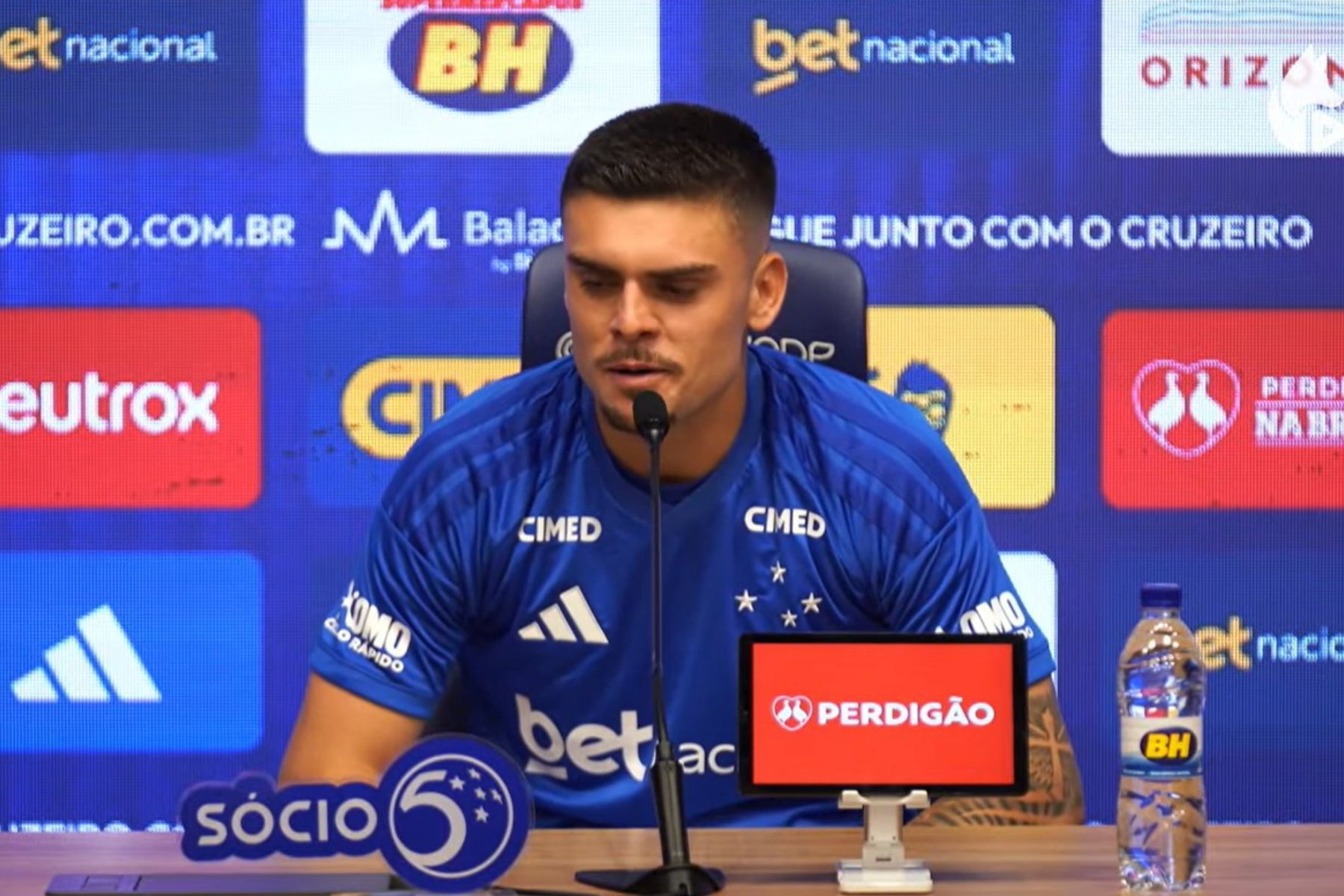Reforço do Cruzeiro, Pec é direto sobre duelo com o Flamengo na Libertadores