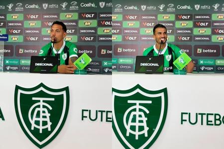 Apresentação de Alex Silva e Guilherme Parede para a sequência da Série B pelo América