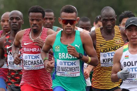 Daniel Nascimento em competição internacional