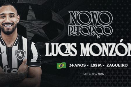 Lucas Monzón chega para reforçar a zaga alvinegra