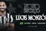 Mais um! Botafogo anuncia a contratação do zagueiro canhoto Lucas Monzón