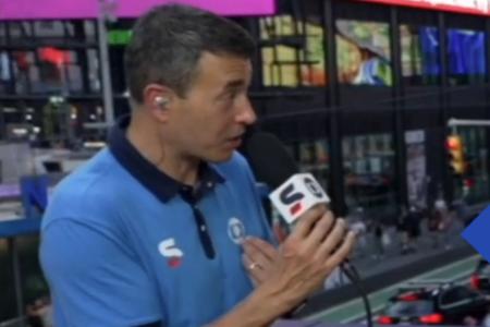 André Rizek em programa do sportv durante a Copa do Mundo