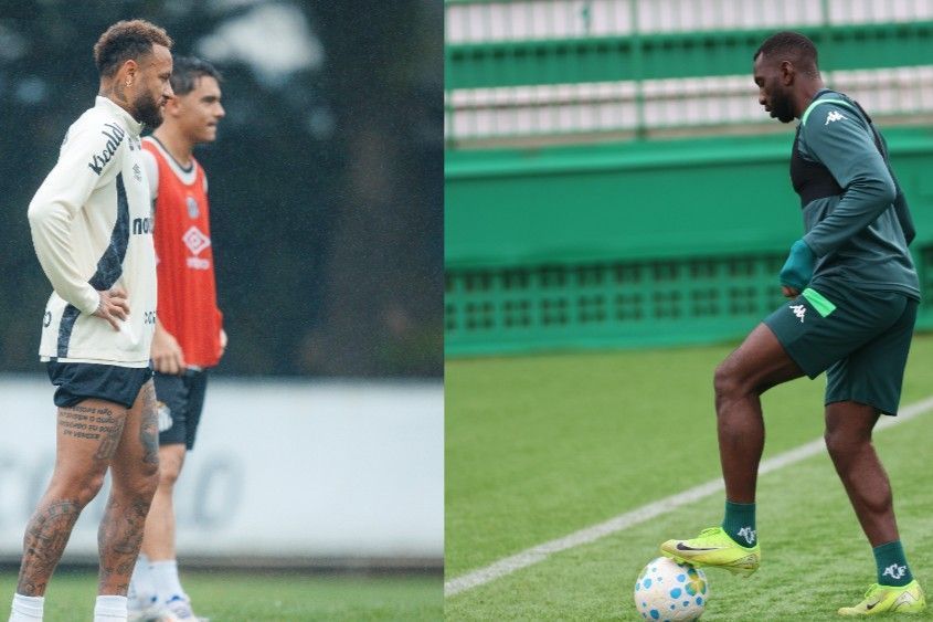 Com Neymar, Santos recebe Chapecoense para se distanciar do Z4