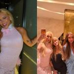 Virginia Fonseca é vista em noitada na Itália com Luísa Sonza e Nicole Bahls